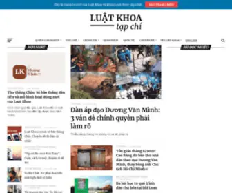 Luatkhoa.org(Luật Khoa) Screenshot