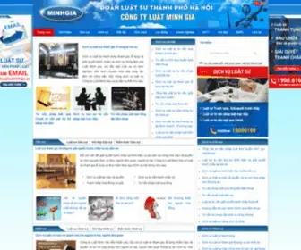 Luatminhgia.com.vn(Công ty Luật Minh Gia) Screenshot