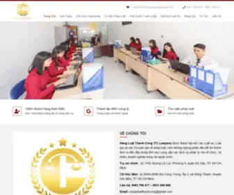 Luatthanhcong.com(Hãng Luật Quốc Tế Thành Công) Screenshot