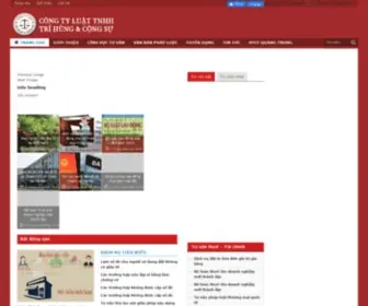 Luattrihung.com(Công Ty Luật TNHH Trí Hùng & Cộng Sự) Screenshot