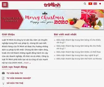 Luattriminh.vn(Công ty luáº­t Trí Minh) Screenshot