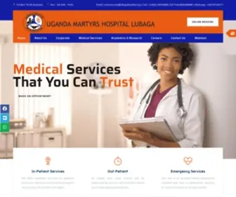 Lubagahospital.org(Service with Love) Screenshot