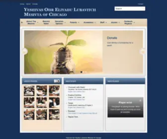 Lubavitchmesivta.com(Yeshivas Ohr Eliyahu Lubavitch Mesivta of Chicago) Screenshot