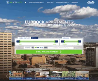 Lubbockapartments.com(Lubbock Apartments You'll Actually Love) Screenshot