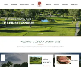 Lubbockcc.org(Lubbock Country Club) Screenshot