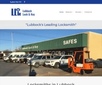 Lubbocklockandkey.com(Local Locksmith and Home Security Specialists in Lubbock) Screenshot