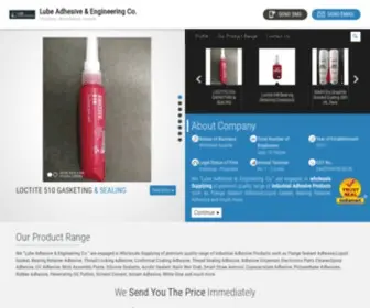 Lubeadhesive.com(Lube Adhesive & Engineering Co) Screenshot