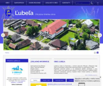 Lubela.sk(Obec Ľubeľa) Screenshot