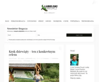 Lubelskibiegacz.pl(Blog o bieganiu) Screenshot