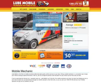 Lubemobile.com.au(Car Service & Repairs) Screenshot