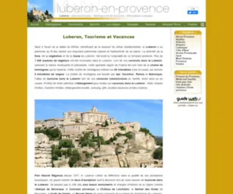 Luberon-EN-Provence.com(Luberon en Provence : tourisme) Screenshot