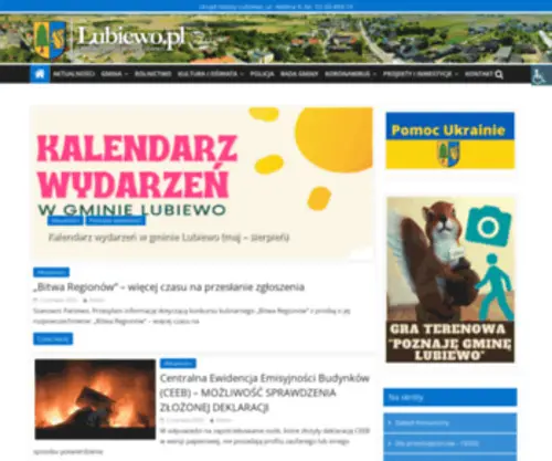 Lubiewo.pl(Oficjalny portal Gminy Lubiewo) Screenshot