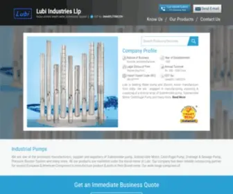 Lubipump.co.in(Agricultural Water Pump) Screenshot