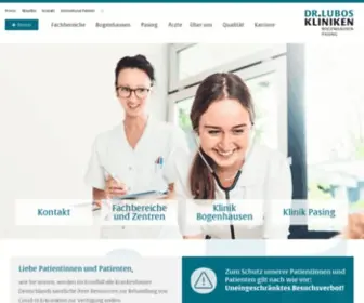 Lubos-Kliniken.de(Lubos Kliniken) Screenshot