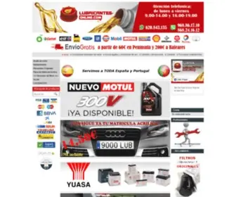 Lubricantes-Online.com(Comprar Aceite para Coche al Mejor Precio) Screenshot