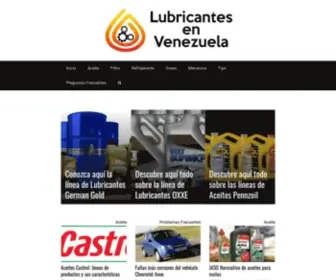 Lubricantesenvenezuela.com(Todo lo que necesitas saber de tu) Screenshot