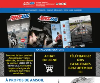 Lubrifiantsynthetique.com(AMSOIL Québec lubrifiant synthétique) Screenshot