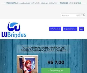 Lubrindes.com.br(Brindes em geral) Screenshot