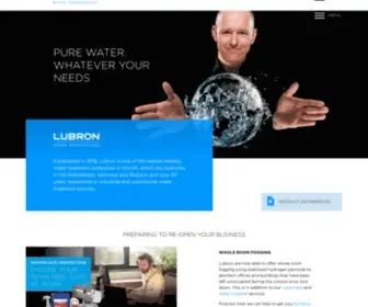 Lubron.co.uk(Water Treatment Services) Screenshot