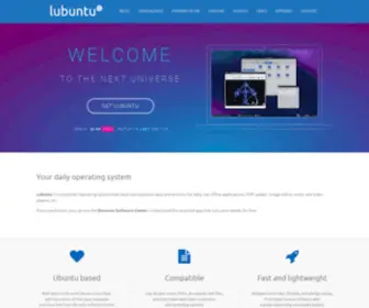 Lubuntu.me(The official Lubuntu home) Screenshot