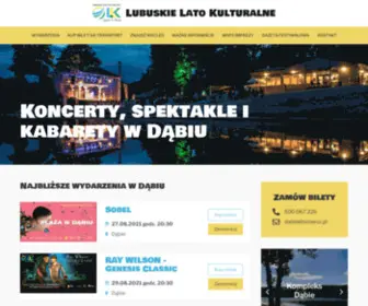 Lubuskielato.pl(Lubuskie Lato Kulturalne) Screenshot