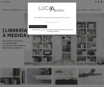 Luca-Atelier.com(Fabricantes de muebles) Screenshot