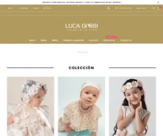 Lucagobbi.com(Ropones para Bautizo) Screenshot