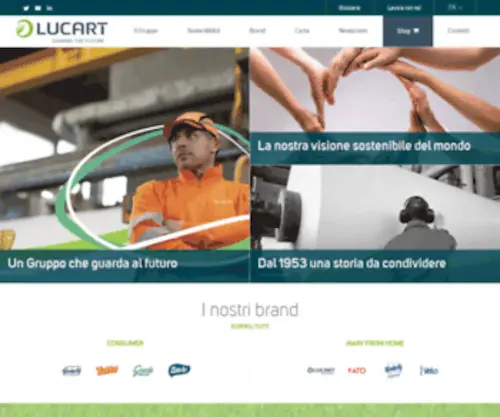 Lucart.it(LUCART GROUP) Screenshot