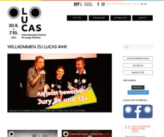 Lucas-Filmfestival.de(Children´s Film Festival) Screenshot