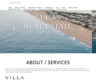 Lucas-Real-Estate.com(Real Estate Sales) Screenshot