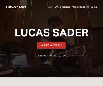 Lucas-Sader.com(Lucas Sader) Screenshot