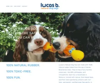 Lucasbdogtoys.com(Lucas b) Screenshot