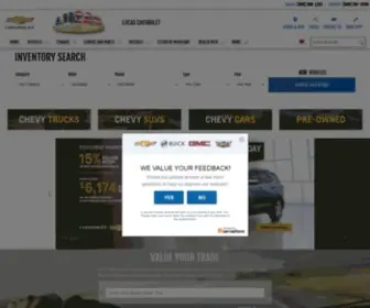 Lucaschevycars.com Screenshot