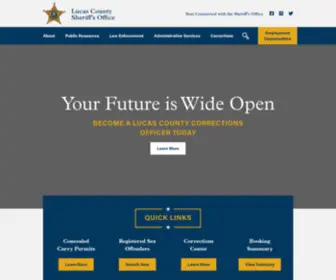 Lucascountysheriff.org(The Lucas County sheriff) Screenshot