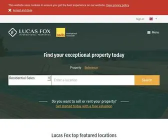Lucasfox.com(Luxury Properties for sale in Spain) Screenshot