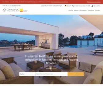 Lucasfox.de(Luxusimmobilien zum Verkauf in Barcelona) Screenshot