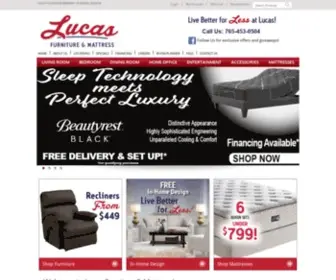 Lucasfurniturestore.com(Lucas Furniture & Mattress) Screenshot