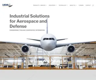 Lucasindustries.com(We offer industrial solutions for aerospace and defense) Screenshot