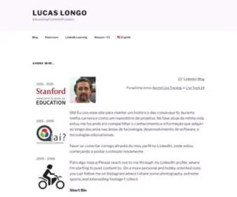 Lucaslongo.com(Educational Content Producer) Screenshot