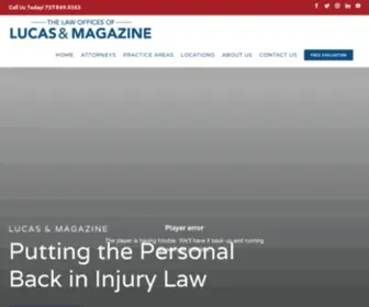 Lucasmagazine.com(The Law Offices of Lucas & Magazine) Screenshot