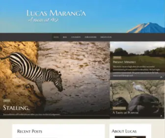 Lucasmaranga.com(Lucas Marang'a) Screenshot