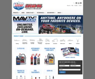 Lucasoil.com.au(Lucas Oil Products) Screenshot