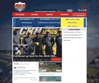 Lucasoilraceway.com(America's Great Race Place) Screenshot