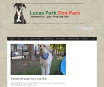 Lucasparkdogpark.org(Downtown St) Screenshot