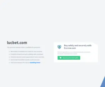 Lucbet.com Screenshot