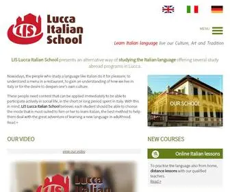 Luccaitalianschool.com(Italian language courses in Lucca) Screenshot