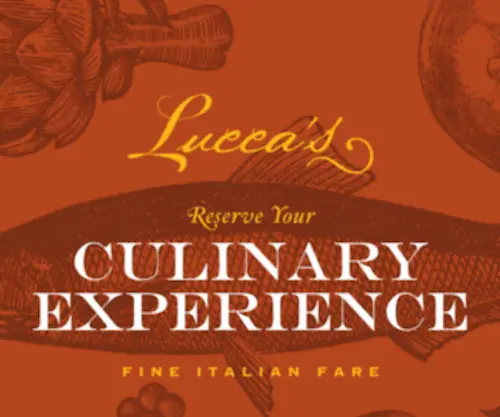 Luccasitalian.com(Lucca's Fine Italian Restaurant) Screenshot