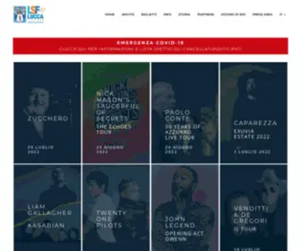 Luccasummerfestival.it(Summer Festival) Screenshot