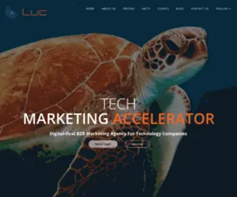 LuCDigi.com(Tech Marketing Accelerator for B2B Marketing Needs) Screenshot