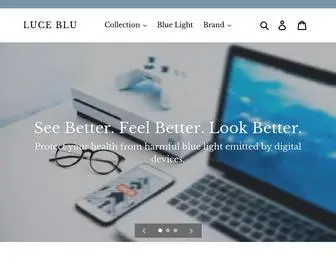 Lucebluoptical.com(Luce Blu Optical) Screenshot